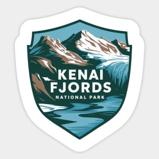 Kenai Fjords National Park Emblem Sticker